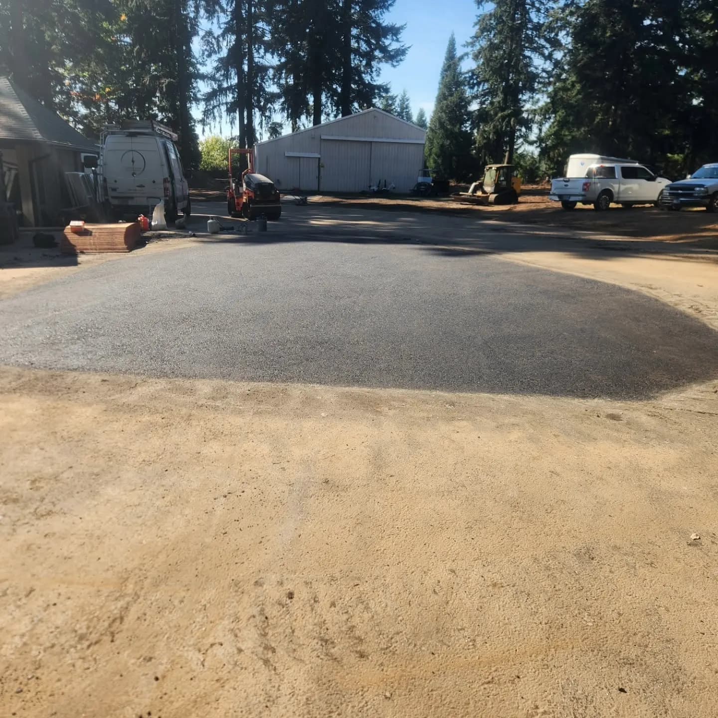 20 ton asphalt patch on the same property